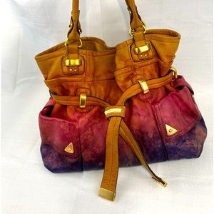 Recycled Riot slouchy sunset tie dye